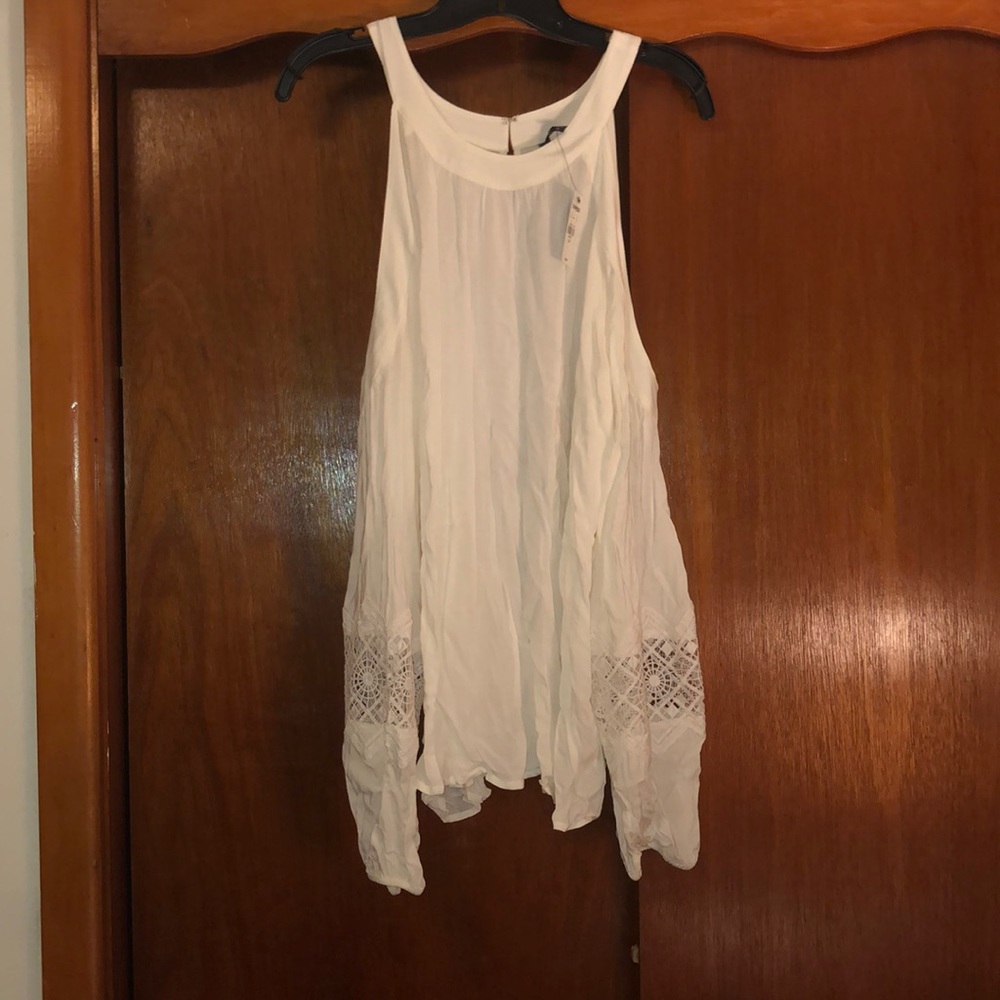 Cold Shoulder Balloon Sleeve Top